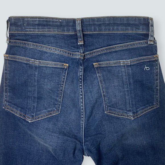 RAG & BONE NINA High-Rise Cigarette in MANCHESTER with SLIT Size 27 in EUC - Picture 6 of 11
